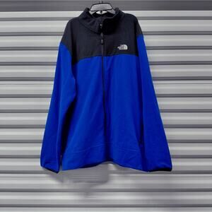 The North Face Fleece Jacket Men's XXL Blue Full Zip Casual Gorpcore Outdoor